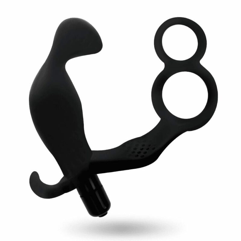 Addicted Toys Butt Plug With Cock Ring And Ball-strap – Black Cock Rings | SEX Shop Ireland 5