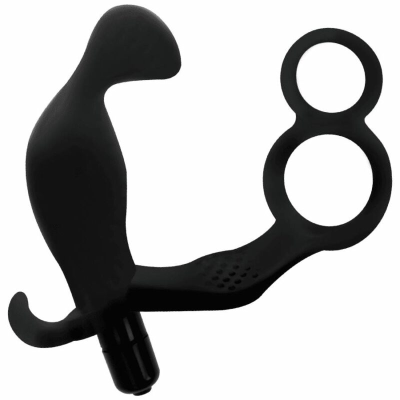 Addicted Toys Butt Plug With Cock Ring And Ball-strap – Black Cock Rings | SEX Shop Ireland 6