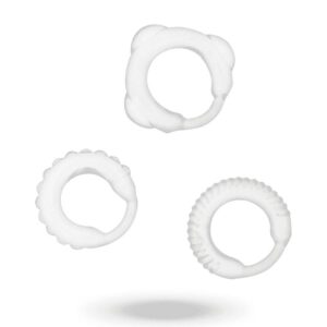 Addicted Toys  C-ring Set Clear Cock Rings | SEX Shop Ireland 3