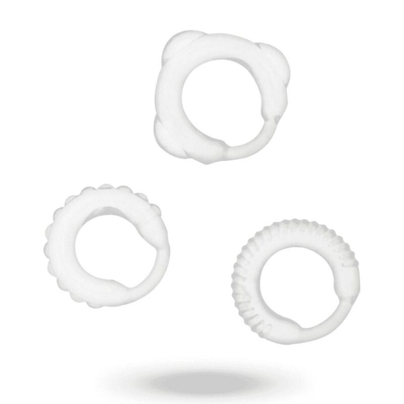 Addicted Toys  C-ring Set Clear Cock Rings | SEX Shop Ireland 5