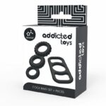 Addicted Toys Cock Ring Set 4 Pieces Cock Rings | SEX Shop Ireland 18