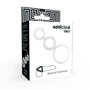 Addicted Toys Rings Set For Penis Transparent Cock Rings | SEX Shop Ireland 3
