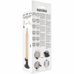 Basecock Realistic Vibrator Remote Control Flesh 20 Cm Clitoral Stimulators | SEX Shop Ireland 13