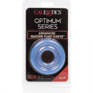 Calex Adv Silicone Pump Sleeve Blue Cock Rings | SEX Shop Ireland 3