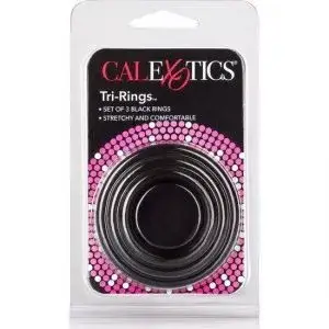Calex Tri-rings Black Cock Rings | SEX Shop Ireland 3