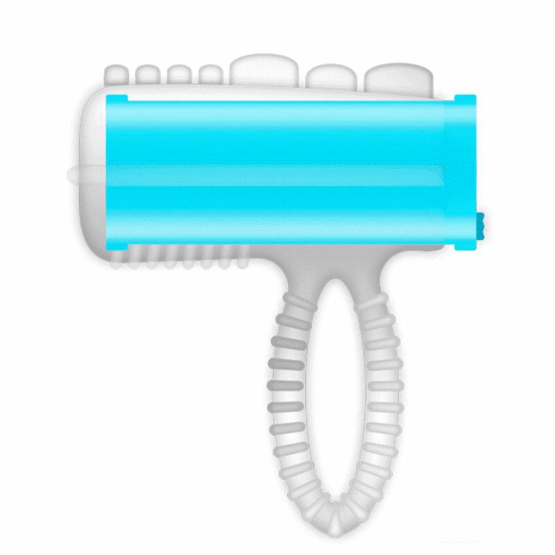 Casual Ring Tongue Vibrating Blue Cock Rings | SEX Shop Ireland 4