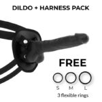 Cock Miller Harness + Silicone Density Articulable  Cocksil – Black 19.5 Cm Strap-Ons | SEX Shop Ireland 21