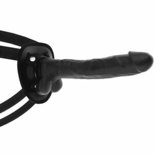 Cock Miller Harness + Silicone Density Articulable Cocksil – Black 24 Cm Strap-Ons | SEXstore.ie