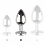 Coquette Anal Plug Metal Clear Color Size M 3.5 X 8cm Butt Plugs | SEX Shop Ireland 19
