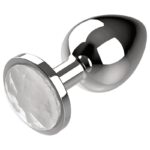 Coquette Anal Plug Metal White  Color Size L 4 X 9cm Butt Plugs | SEX Shop Ireland 18