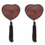 Coquette Chic Desire  Nipple Covers Heart Black / Red Fashion & Lingerie | SEX Shop Ireland 8