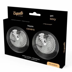 Coquette Chic Desire   Nipple Covers Silver Fashion & Lingerie | SEX Shop Ireland