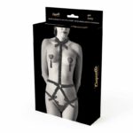 Coquette Elastic Harness Set And Nipple Covers Black Body Harness Lingerie | SEX Shop Ireland 10