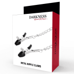 Darkness Adjustable Nipple Clamps Metal Metal & Glass Sex Toys | SEX Shop Ireland 8
