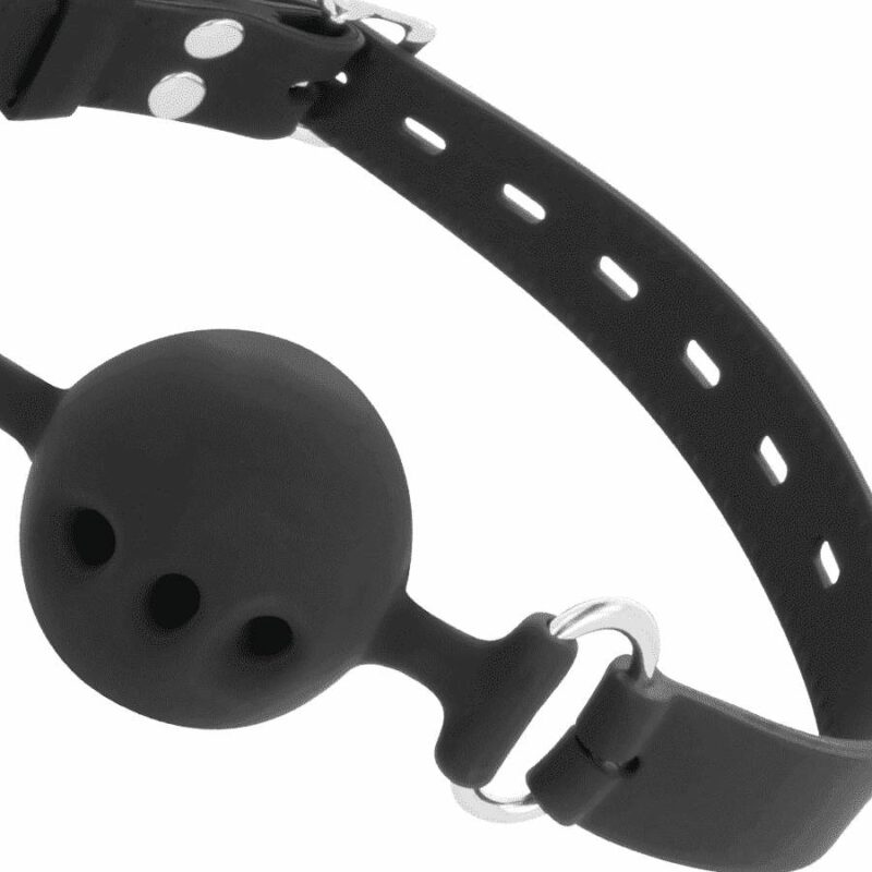 Darkness Ball Silicone Gag Black BDSM Gags | SEX Shop Ireland 5