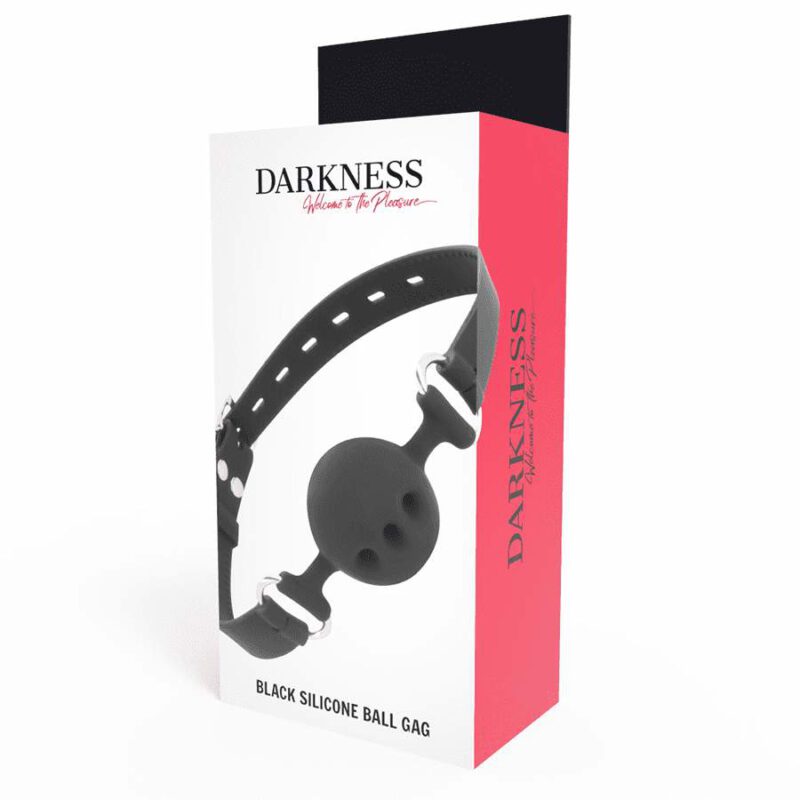Darkness Ball Silicone Gag Black BDSM Gags | SEX Shop Ireland 6