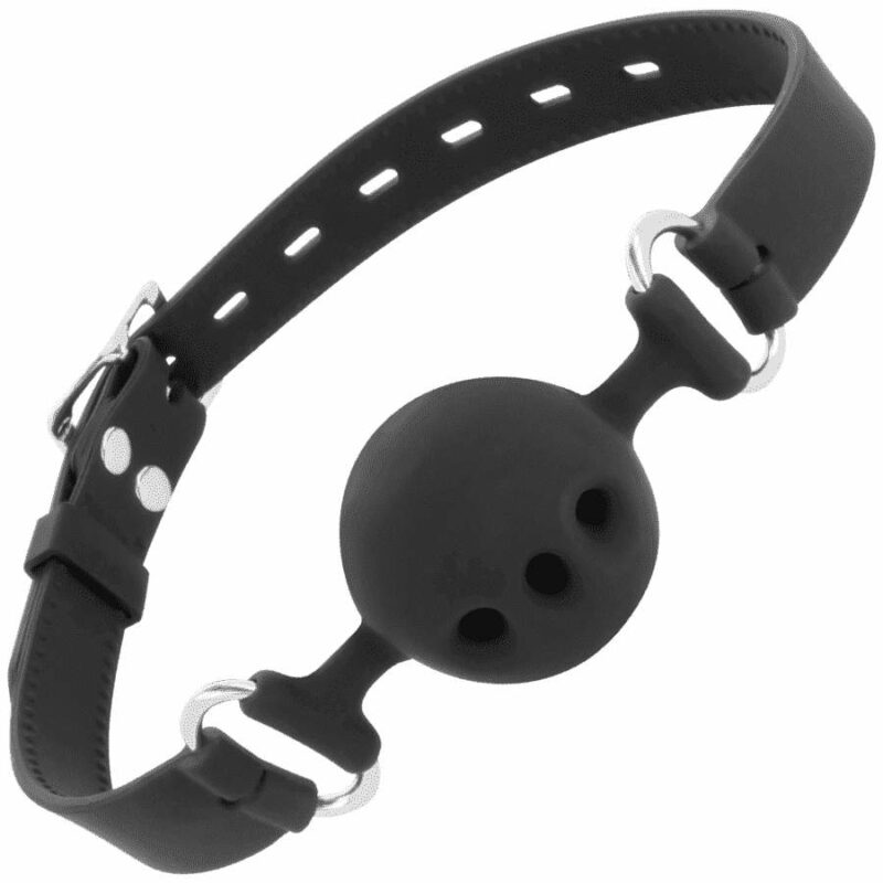 Darkness Ball Silicone Gag Black BDSM Gags | SEX Shop Ireland 4
