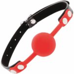 Darkness Ball Silicone Gag Red BDSM Gags | SEX Shop Ireland 11