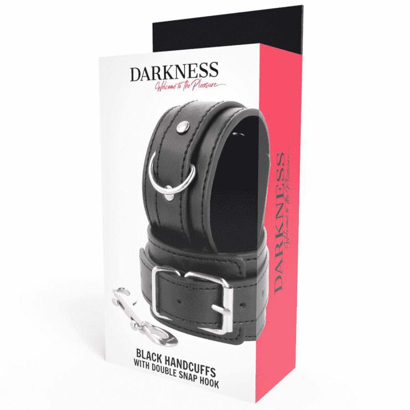 Darkness Black Adjustable Cuffs With Double Reinforced Tape Fetish / Bondage | SEX Shop Ireland 6