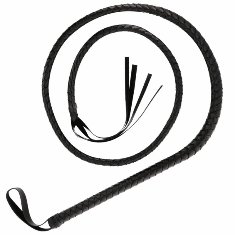Darkness Black Long Whip 210cm BDSM Whips & Paddles | SEX Shop Ireland 4