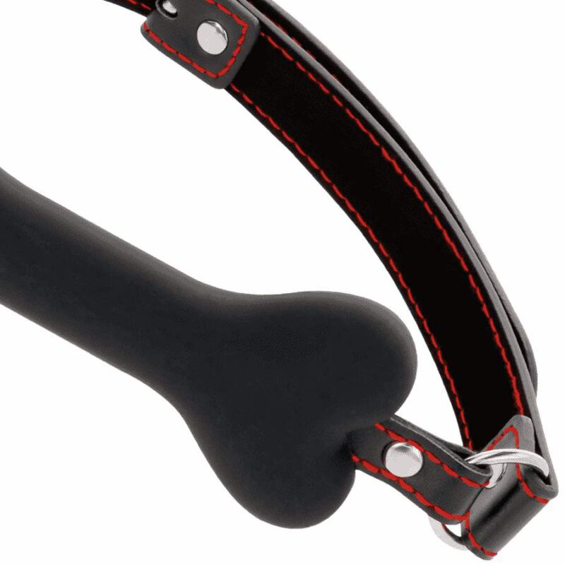 Darkness Bone Gag Silicone Black BDSM Gags | SEX Shop Ireland 6