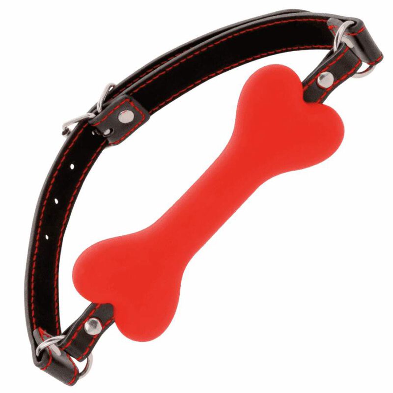 Darkness Bone Gag Silicone Red BDSM Gags | SEX Shop Ireland 5