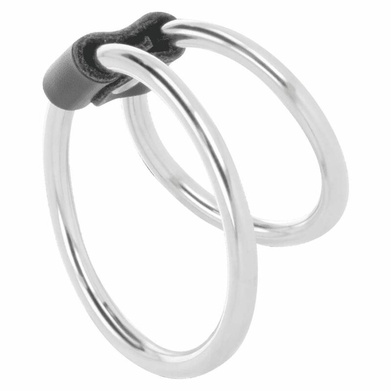 Darkness Double Metal Ring  Penis Cock Rings | SEX Shop Ireland 5