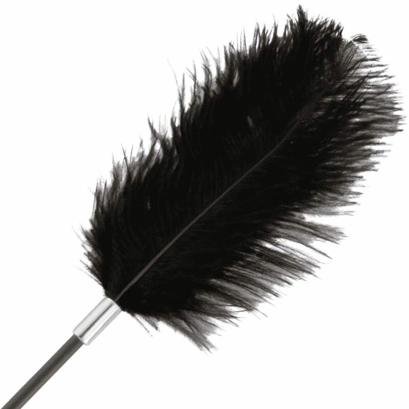 Darkness Feather Crop. Black 56cm BDSM Whips & Paddles | SEX Shop Ireland 5