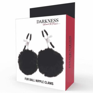 Darkness Fur Ball Nipple Clams BDSM Toys & Accessories | SEX Shop Ireland