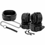 Darkness Leather And Handcuffs Black Fetish / Bondage | SEX Shop Ireland 14