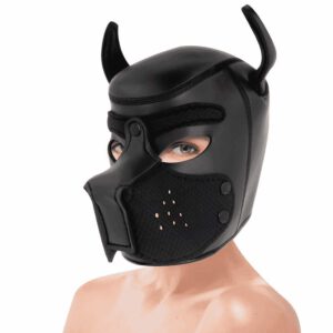 Darkness Neoprene Dog Hood With Removable Muzzle L Blindfolds & Masks | SEX Shop Ireland 3