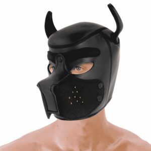 Darkness Neoprene Dog Hood With Removable Muzzle L Blindfolds & Masks | SEX Shop Ireland