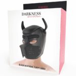 Darkness Neoprene Dog Hood With Removable Muzzle L Blindfolds & Masks | SEX Shop Ireland 14