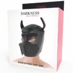 Darkness Neoprene Dog Hood With Removable Muzzle M Blindfolds & Masks | SEX Shop Ireland 14