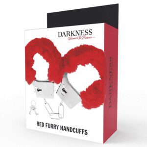 Darkness  Pleasure Furry Handcuffs Red Fetish / Bondage | SEX Shop Ireland 3
