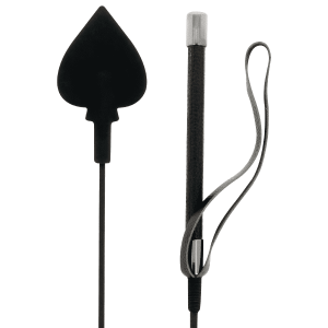 Darkness  Riding Crop Black Silicone BDSM Whips & Paddles | SEX Shop Ireland