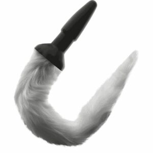 Darkness Tail Butt Silicone Plug – Gray Butt Plugs | SEX Shop Ireland