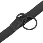 Darkness Thin Black Full Collar  With Leash BDSM Collars | SEX Shop Ireland 10