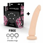 Delta Club Toys Harness + Dong Flesh Silicone 17 X 3cm Strap-Ons | SEX Shop Ireland 12