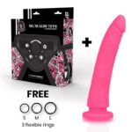 Delta Club Toys Harness + Dong Pink Silicone 20 X 4cm Strap-Ons | SEX Shop Ireland 14