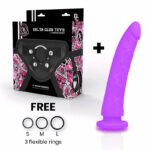 Delta Club Toys Harness + Dong Purple Silicone 17 X 3cm Strap-Ons | SEX Shop Ireland 14