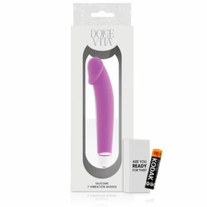 Dolce Vita  Realistic Purple Silicone Classic Vibrators | SEX Shop Ireland 3
