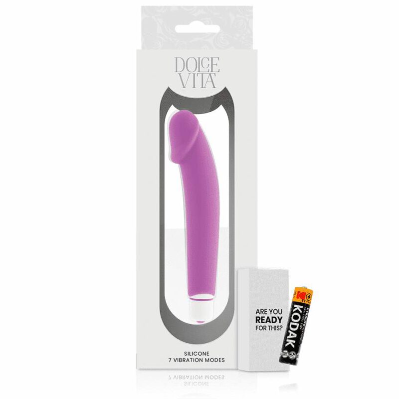 Dolce Vita  Realistic Purple Silicone Classic Vibrators | SEX Shop Ireland 5
