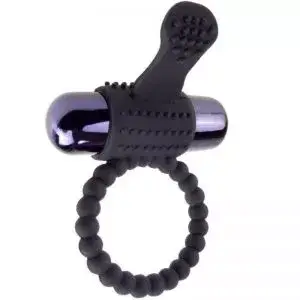 Fantasy C-ring Vibrating Silicone Super Ring Black Cock Rings | SEX Shop Ireland