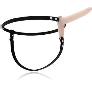 Fetish Submissive Silicone Strap-on Vibrator Flesh 15cm Sex Toys | SEX Shop Ireland
