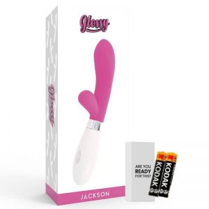 Glossy Jackson Rabbit Pink Masturbators for Women | SEX Shop Ireland