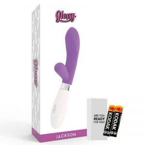 Glossy Jackson Rabbit Purple Masturbators for Women | SEX Shop Ireland