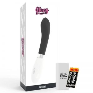Glossy John Vibrator Black Classic Vibrators | SEX Shop Ireland