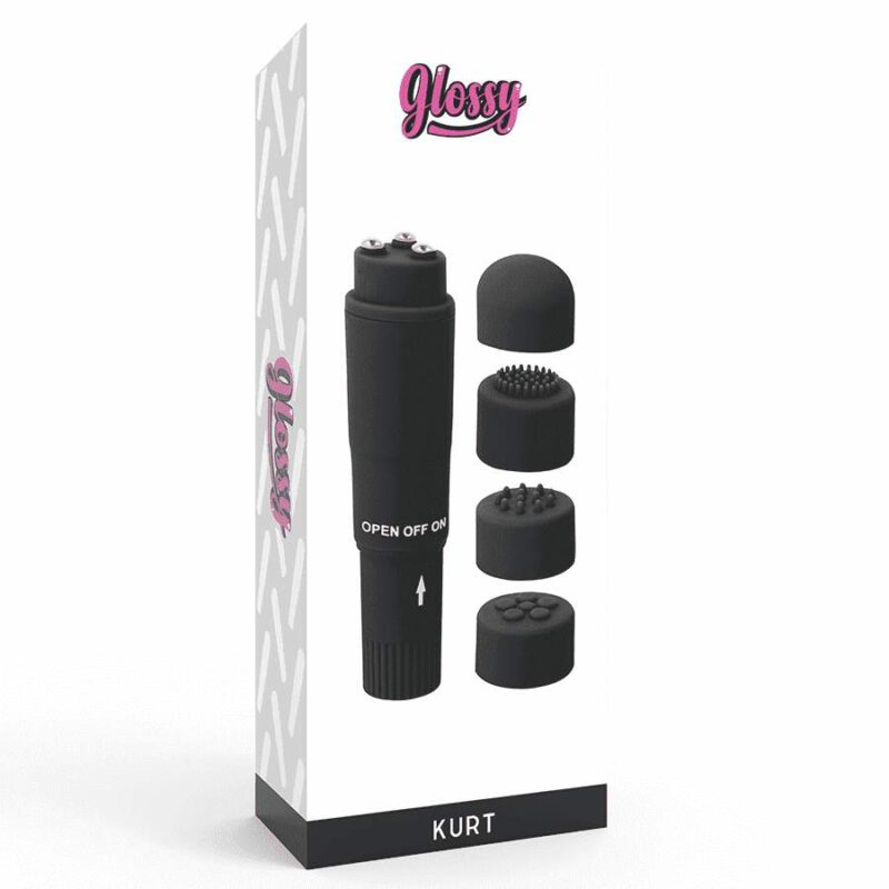 Glossy Kurt Pocket Massager Black Bullet Vibrators | SEX Shop Ireland 5