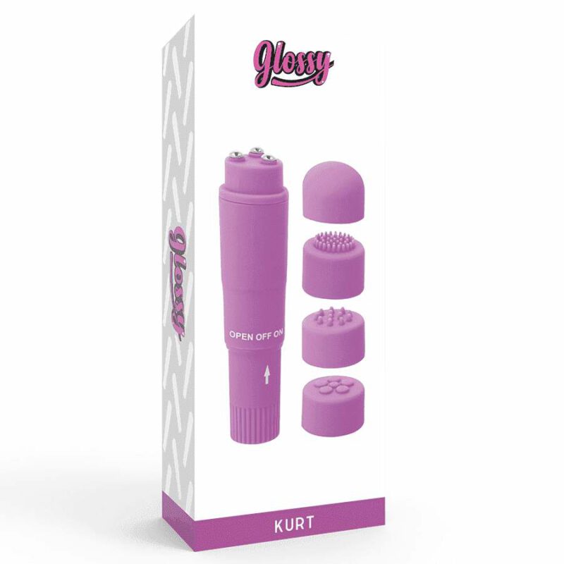 Glossy Kurt Pocket Massager Purple Bullet Vibrators | SEX Shop Ireland 4